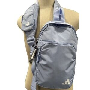 Adidas Essentials 2 Sling Crossbody Bag Adjustable Small Backpack Blue NEW